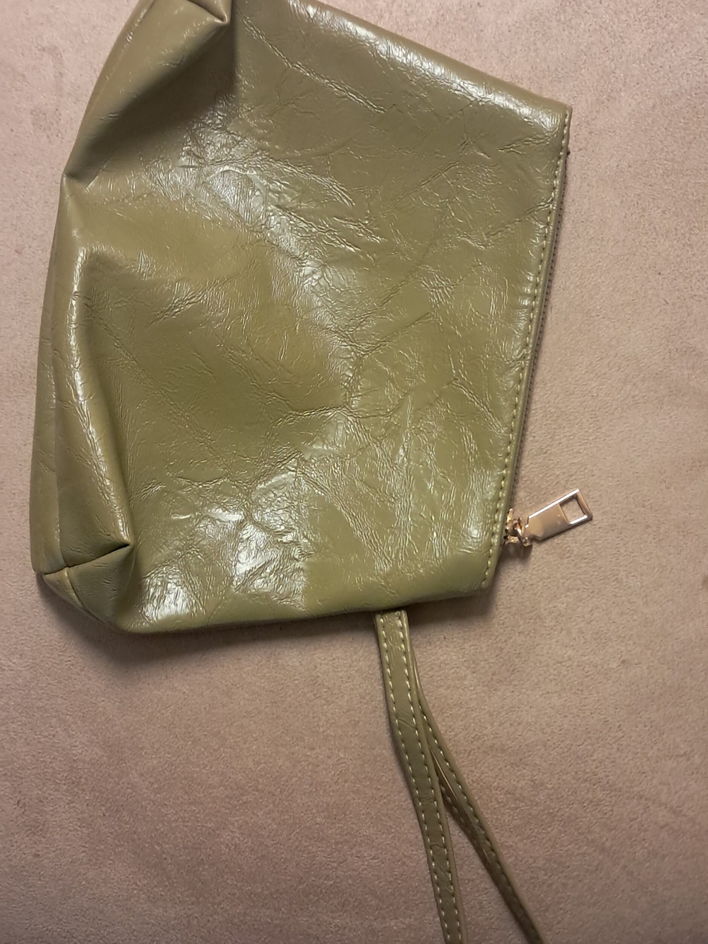 Olive Green Wristlet Pouch - Stylish Women's Clutch